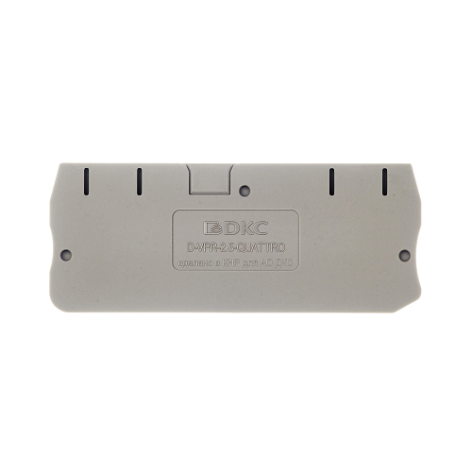 Изображение товара Торцевой изолятор DKC D-VPR-2.5-QUATTRO для клемм с Push-in зажимом