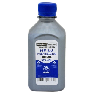 

Тонер B&W (Black&White) STA-501 HP LJ 1100/1150/3100/5L/6L (фл,140г) Standart фас России, STA-501