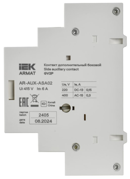 фото Контакт дополнительный боковой IEK AR-AUX-ASA02 в Перми