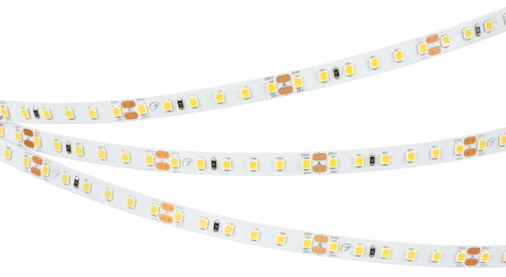 

Лента светодиодная Arlight RT-A120-8mm 24V Warm2700 015699(2) (14.4 W/m, IP20, 2835, 5m) открытый, RT-A120-8mm 24V Warm2700