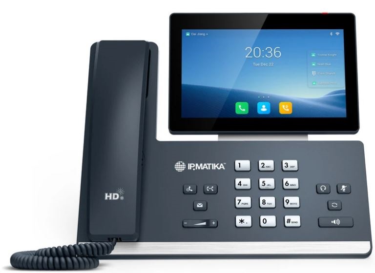 Телефон VoiceIP IPMATIKA IPM58 цветной сенсорный экран, андроид, без Wi-Fi и BT, без CAM50, без БП