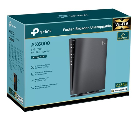 фото Роутер  TP-LINK Archer AX80(EU) в Омске