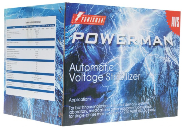 фото Стабилизатор напряжения Powerman POWERMAN AVS 10000D в Челябинске