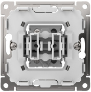 фото Выключатель двухклавишный с подсветкой Systeme Electric GAL001053S