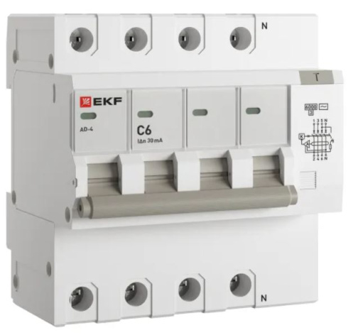 фото Автомат дифференциальный EKF DA4-6-06-30-pro в Санкт-Петербургe
