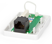 фото Розетка Hyperline SB2-1-8P8C-C6-WH