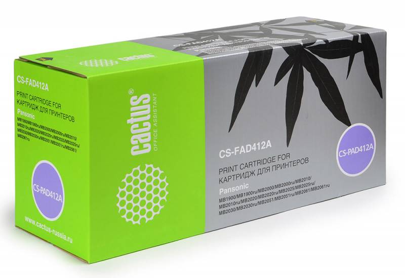

Картридж Cactus CS-FAD412A для Panasonic, CS-FAD412A