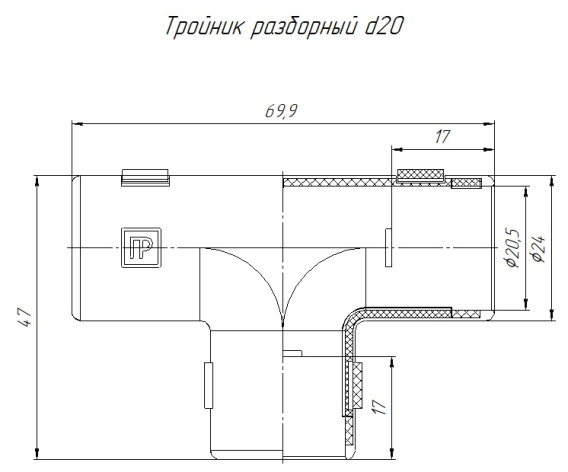 фото Тройник  Промрукав PR13.0288 в Уфе