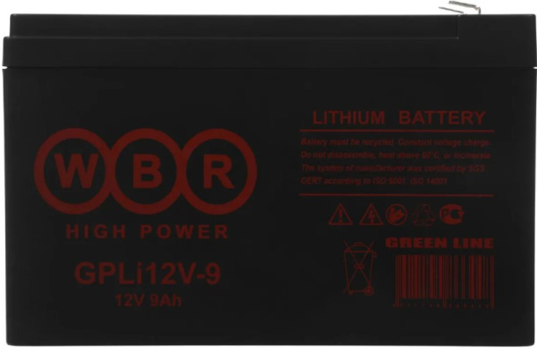 фото Аккумулятор  WBR GPLi 12.8V-9 в Казани