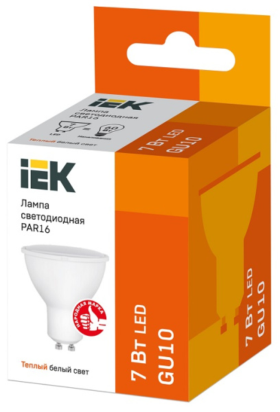 фото Лампа светодиодная IEK LLE-PAR16-7-230-30-GU10 в Уфе