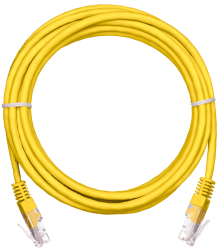 

Кабель патч-корд U/UTP 5e кат. 1м Netlan EC-PC4UD55B-BC-PVC-010-YL-10 2хRJ45/8P8C 26AWG(7x0.16 мм), чистая медь, PVC нг(B), желтый, уп/10шт, EC-PC4UD55B-BC-PVC-010-YL-10