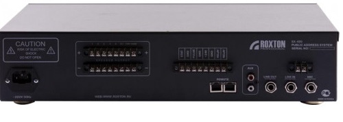 

Система Roxton SX-480 оповещения автоматическая - USB - проигрыватель - тюнер - усилитель, SX-480