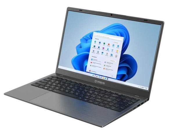 фото Ноутбук Irbis GroovyBook 15 15.6" (Intel Core i5, 16Гб LPDDR5, SSD 512 Гб, Iris Xe Graphics, Windows 11 Профессиональная) Серый [15NBP3001]
