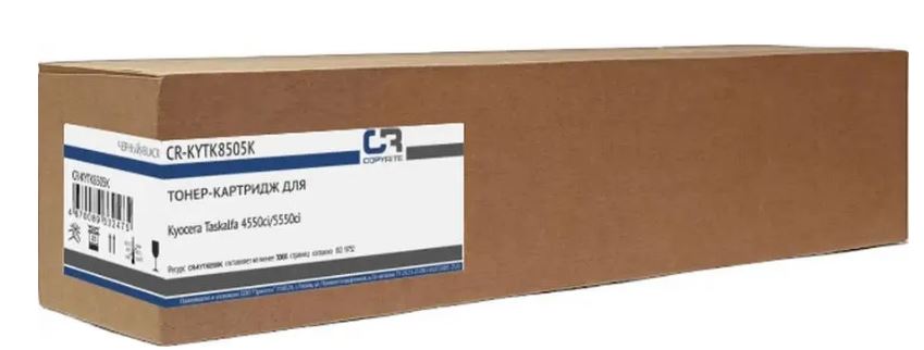 

Тонер-картридж CopyRite CR-KYTK8505K для Kyocera Taskalfa 4550ci/5550ci, TK-8505K, 30000cтр, black, CR-KYTK8505K