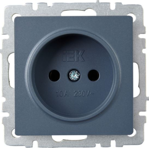 фото Розетка без заземления  IEK BR-R13-10-K35