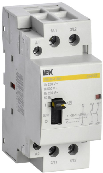 Изображение товара Контактор IEK MKK12-40-11 40 A для сетей переменного тока до 400 В