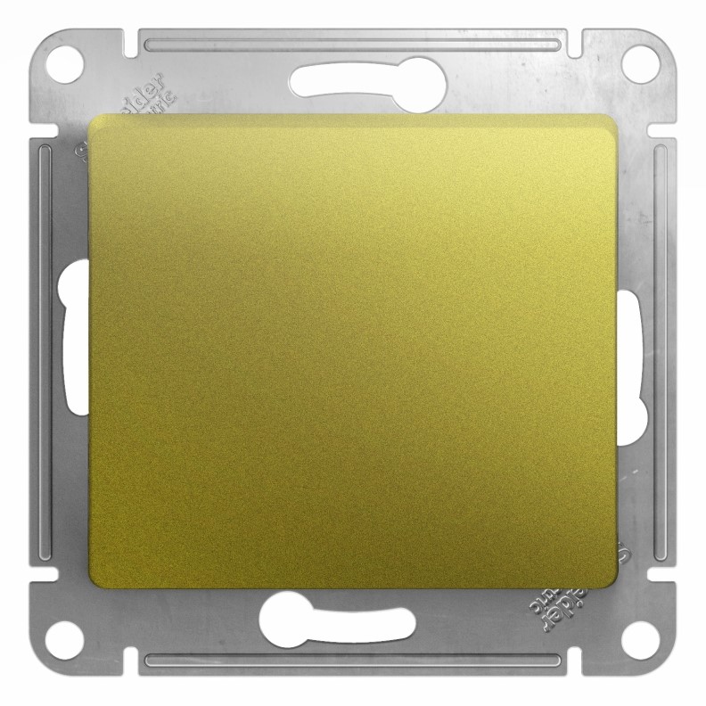 

Переключатель Schneider Electric GSL001061 Glossa 1-клавишный, сх.6,10AX, фисташковый, GSL001061