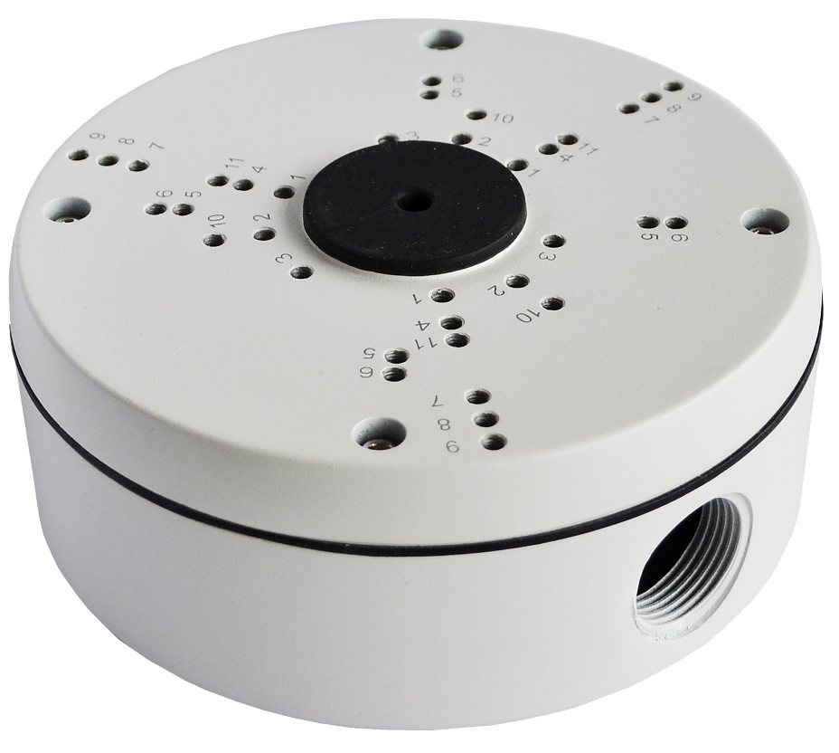 

Коробка монтажная QTECH QVC-JBVB для цилиндрических видеокамер cерии QVC-IPC-202VAE, 502-502VA, QVC-JBVB