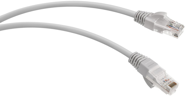 фото Кабель патч-корд U/UTP 5e кат. 0.5м WRLine WR-PC-RJ45-UTP-5E-0.5-GY в Омске
