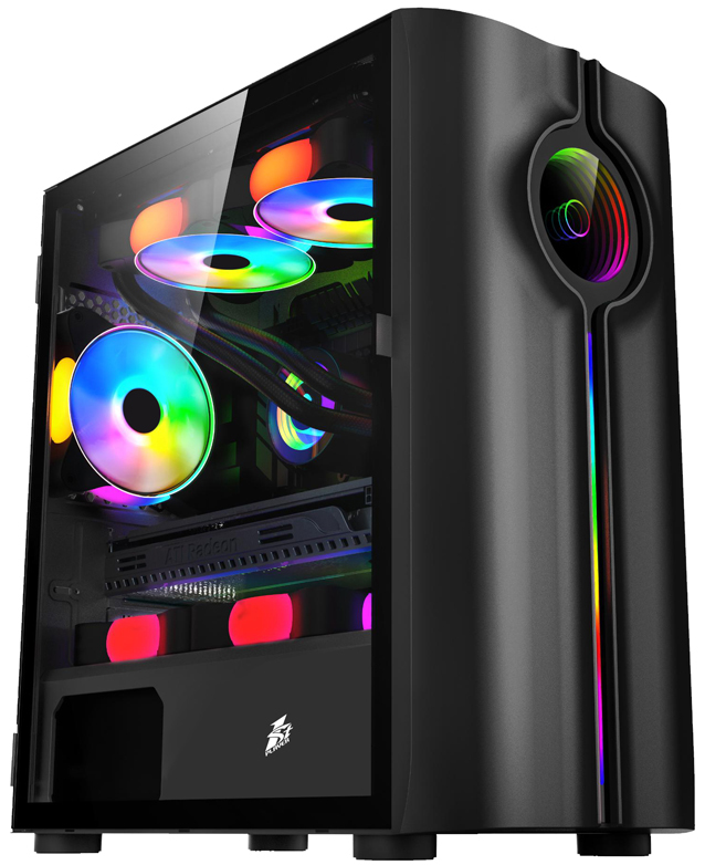 

Корпус mATX 1STPLAYER INFINITE SPACE IS3 IS3-BK-1F2 черный, без БП, с окном, 2*USB 2.0, USB 3.0, audio, INFINITE SPACE IS3