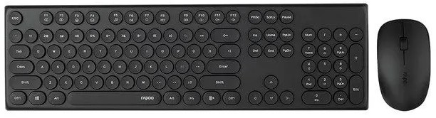 

Клавиатура и мышь Wireless Rapoo X260S черный, X260S