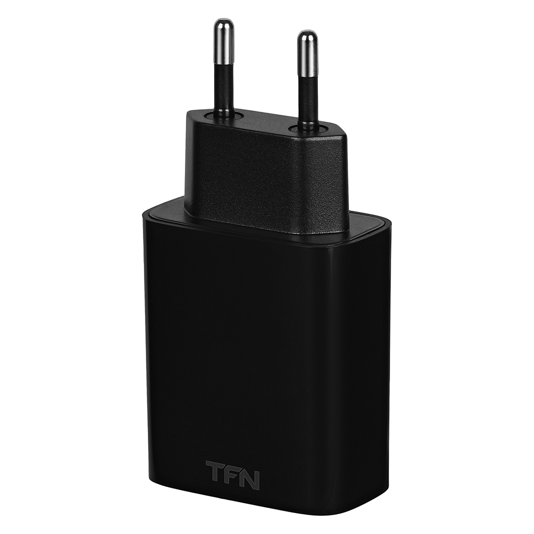 

Зарядное устройство сетевое TFN TFN-WC36 Type-C PD 20W+кабель Type-C черный, TFN-WC36