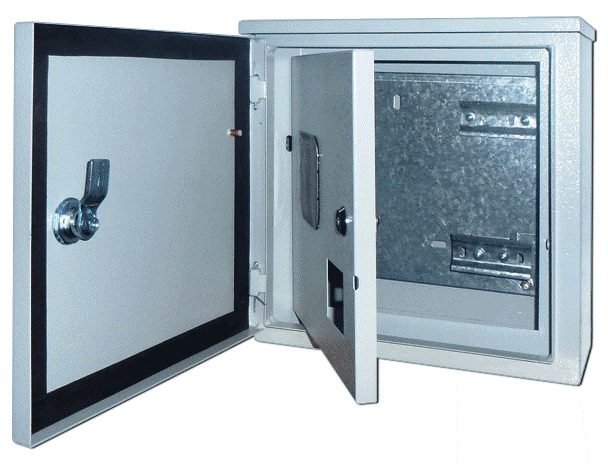 

Корпус DEKraft 30410DEK металлический двухдверный 300х310х150 1-фазн. 12 мод. IP54 ЩРУН-1/7, 30410DEK