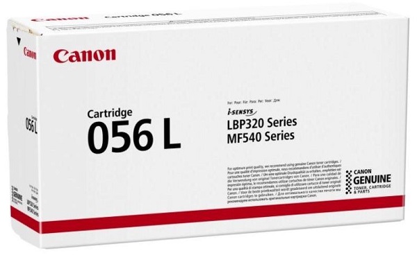 

Картридж Canon CRG 056 L 3006C002 BK, пониженной емкости 5100стр для MF543x/MF542x, CRG 056 L