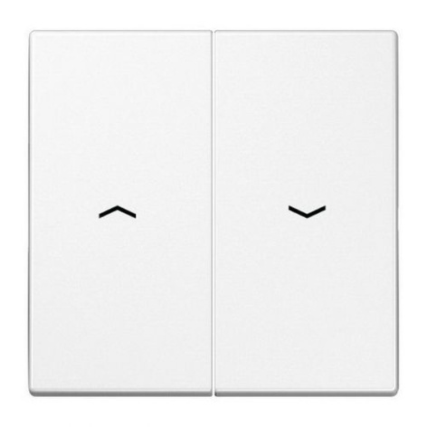 Изображение товара Клавиша Jung LS995PWW для выключателя 2 поста вертикальная