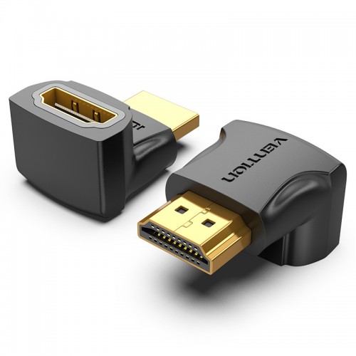 

Адаптер Vention AINB0 HDMI v2.0 19M/19F угол 270, AINB0