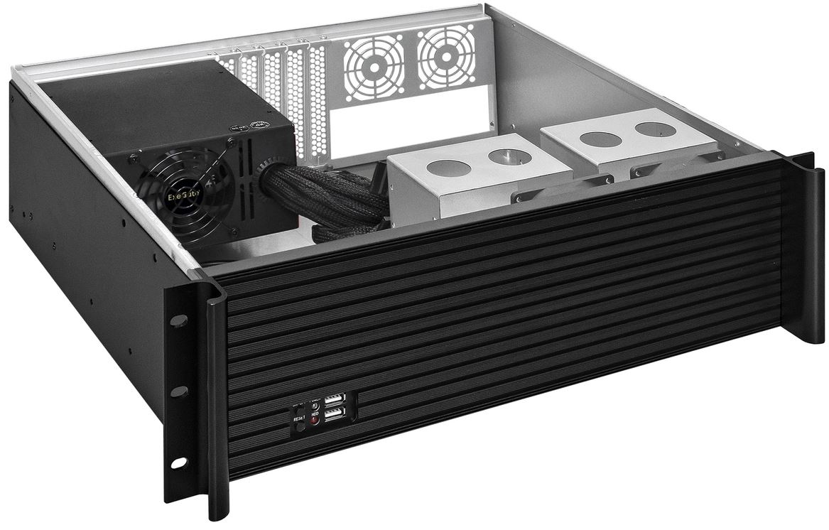 

Корпус серверный 3U Exegate Pro 3U390-11/500ADS EX292702RUS RM 19", глубина 390, БП 500ADS, USB, Pro 3U390-11/500ADS