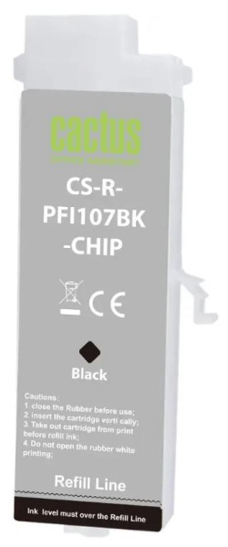 фото Картридж струйный Cactus CS-R-PFI107BK-CHIP в Нижнем Новгороде