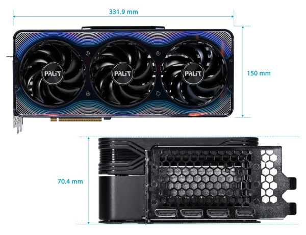 фото Видеокарта Palit GeForce RTX 5070 Ti GameRock (NE7507T019T2-GB2030G) в Нижнем Новгороде
