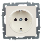 фото Розетка с заземлением IEK BR-R11-16-K36