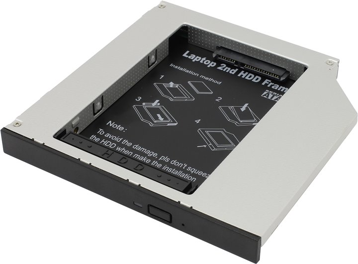 

Переходник Espada SS12 dvd slim 12.7 mm to hdd (msata to sata), SS12