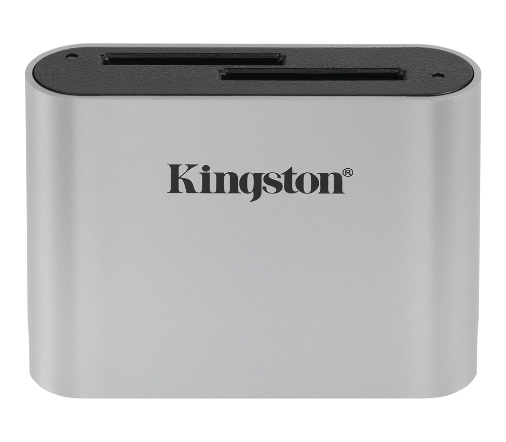 

Док-станция Kingston WFS-SD USB3.2 Gen1 Dual-Slot SDHC/SDXC UHS-II Card Reader, WFS-SD