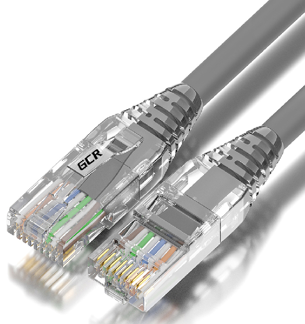 

Кабель патч-корд U/UTP 5e кат. 3м. GCR GCR-52676 сборный LSZH, серый, коннектор прозрачный+ABS колпачок, 24 AWG, ethernet high speed 1 Гбит/с, RJ45, T, GCR-52676