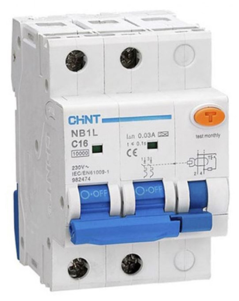 Изображение товара Автомат CHINT 198011 дифференциальный автоматический выключатель 40 А