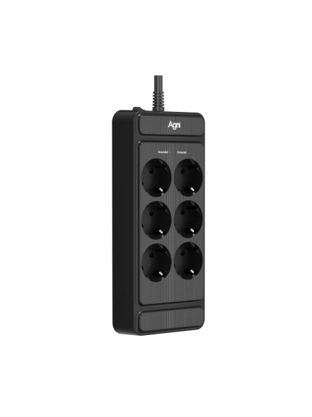 фото Сетевой фильтр AGNI TP-FS6E-3m-black в Челябинске