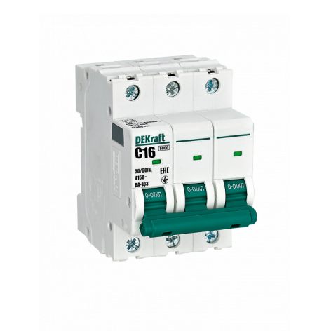 Изображение товара Автоматический выключатель DEKraft 12305DEK для защиты электрических цепей