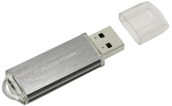 

Накопитель USB 2.0 32GB Silicon Power Ultima II SP032GBUF2M01V1S серебристый, Ultima II