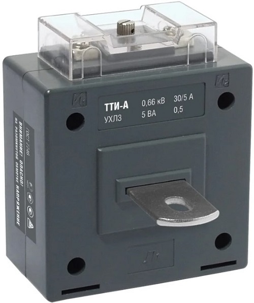 

Трансформатор тока IEK ITT10-2-05-0005 ТТИ-А 5/5А 5ВА 0,5, ITT10-2-05-0005