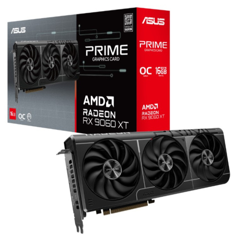 фото Видеокарта ASUS Radeon RX 9060 XT PRIME OC (PRIME-RX9060XT-O16G) в Ростове-на-Дону