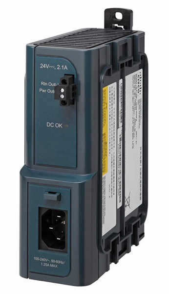 Изображение товара Блок питания Cisco PWR-IE50W-AC-IEC= для коммутаторов 50 Вт DIN-рейка