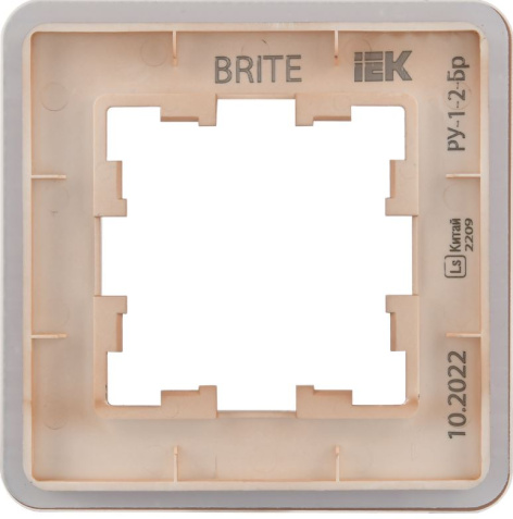 фото Рамка одинарная  IEK BR-M12-G-41-K97 в Ростове-на-Дону