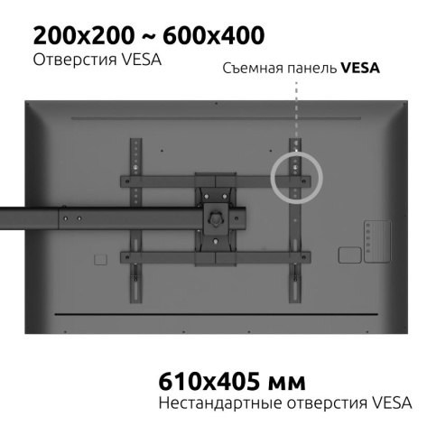 фото Кронштейн потолочный UNITEKI LCD6422HA в Челябинске