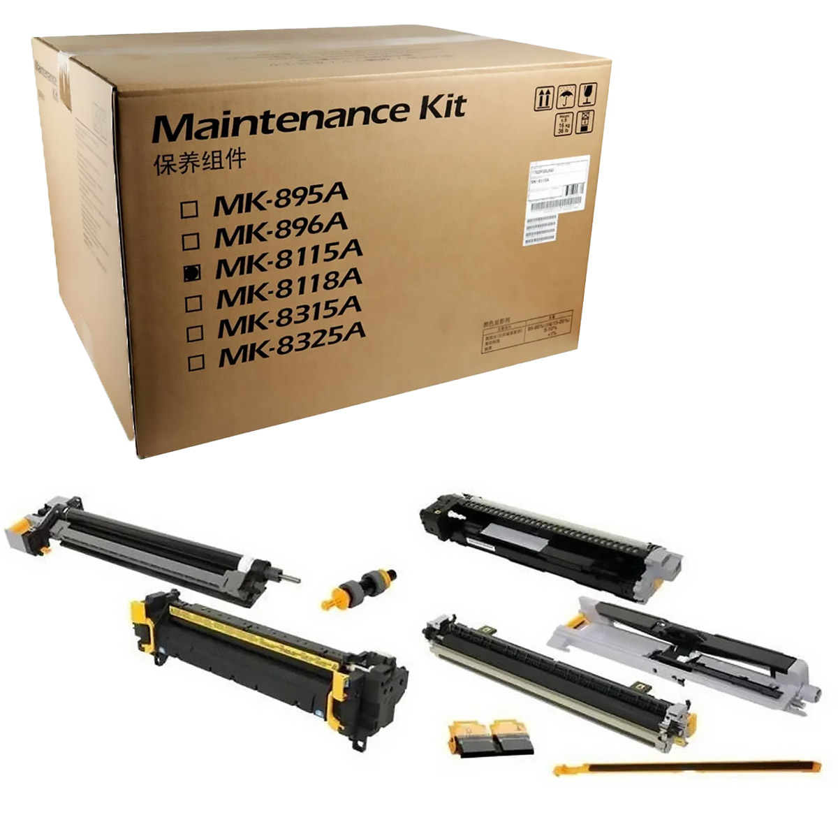

Сервисный комплект Kyocera MK-8115A 1702P30UN0 ресурс 200 000 стр, для M8124cidn/M8130cidn, MK-8115A