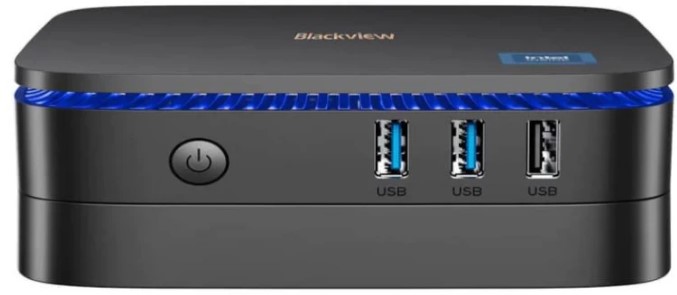

Мини ПК Blackview MP60 N5095/16GB/1TB/512GB SSD/WiFi/BT/Win11Pro/USB 3.0/2*HDMI/black, MP60