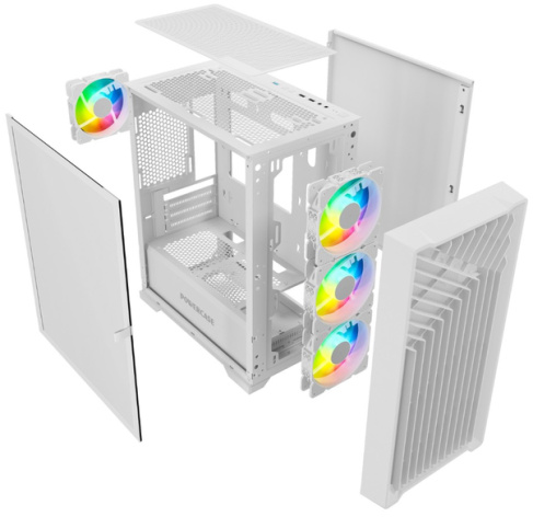 фото Корпус mATX Powercase Mistral Micro X4W в Казани