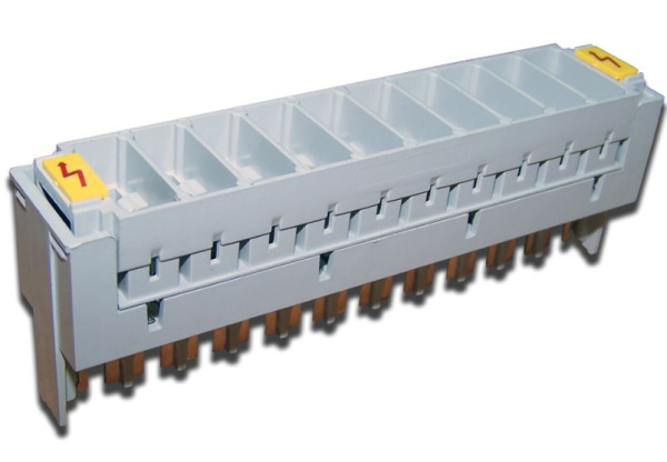 Изображение товара Магазин защиты TWT TWT-LSA10-MAG для газоразрядников 3-полюсный, 10 пар